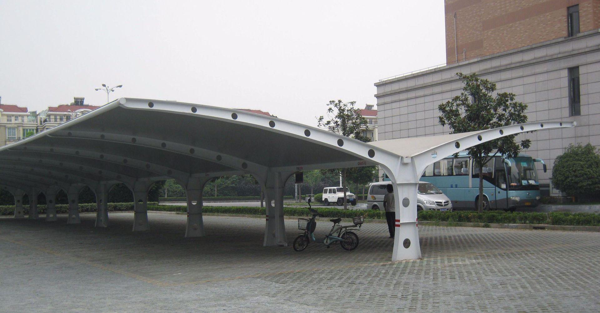 多俊豪膜结构<font color='red'>车棚</font>设计如